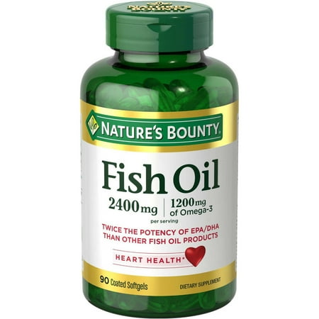 Nature's Bounty Fish Oil 1200mg, 90ct (Pack of 3)