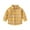 Yellow, variant on Coerni Toddler Baby Girls Flannel Plaid Shirt Tartan Jacket Boys Long Sleeve Button Down Lapel Blouse Casual Buffalo Check Coat
