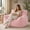 Pink, variant on LaoGeoRon Bean Bag Chair for Adults with Armrests,Memory Foam Filling Oversized Bean Bag Sofa Bean Bag with Removable Washable Cover