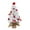 A, variant on Mini Christmas Tree, Lighted Christmas Tree, White Flocked Desktop Christmas Tree with Ornaments and Pendants, 17.7 Inch Small Artificial Christmas Tree for Home Office Decoration