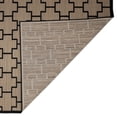 thumbnail image 5 of Liora Manne Katonah Tile Indoor Outdoor Rug Natural Low Profile Weather Resistant, 5 of 5