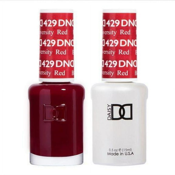 DND 429 Boston University Red Gel & Matching Polish Set - DND Gel & Lacquer