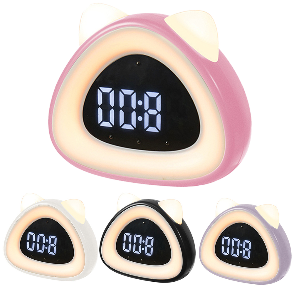 Aofa Kids Alarm Clock for Kids, Cute Children's Night Lights for Girls