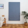 thumbnail image 3 of Everyday Celebration Chenille Blackout Cordless Roman Shade for Living Room, Bedroom 29x64" Slate Blue, 3 of 8