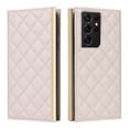 thumbnail image 4 of Desugned For Samsung Galaxy S21 Ultra Wallet Phone Case,With Suction Cup Fastener,Flip Folding Kickstand,With Card Slots,Wrist Strap&Shoulder Strap,Shockproof PU Leather Phone Case,White, 4 of 9