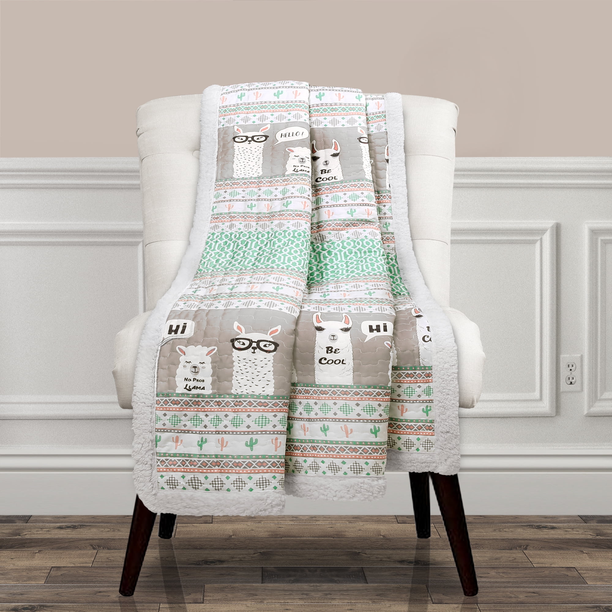 lush decor llama stripe sherpa reversible thro lush decor llama stripe sherpa reversible thro