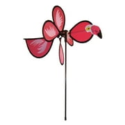 In the Breeze 2817 — Baby Flamingo Garden Spinner — Fun and Colorful Wind Spinner for Your Yard or Garden
