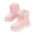 thumbnail image 3 of Splozh Toddler Snow Boots Boys Girls Winter Warm Shoes High Top Outdoor Sneakers for Cold Weather,Pink 10, 3 of 5