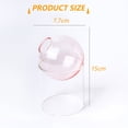 thumbnail image 2 of Creative Clear Glass Vase for Flowers,Flower Container Round Glass Vase for Home Decor Gift Centerpieces Events, 2 of 6