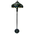 thumbnail image 2 of RADIANCE Goods Tiffany-Style Victorian 2 Light Floor Lamp 18" Shade, 2 of 2