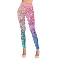 thumbnail image 3 of Gibobby Pantimedias yoga Dama Leggings con estampado moda para mujer Leggings elásticos pantalones casuales botas pantalones（Azul， S), 3 of 5