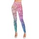 thumbnail image 3 of Gibobby Pantimedias yoga Dama Leggings con estampado moda para mujer Leggings elásticos pantalones casuales botas pantalones（Azul， XL), 3 of 5