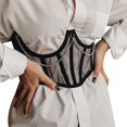 thumbnail image 1 of Corsé de pecho transparente con soporte de malla transparente para mujer. JFHHH pequeña, 1 of 5