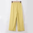 thumbnail image 5 of WILLBEST Pantalones Casuales para Mujer, Cómodos, de Cintura Alta, Holgados, de Pierna Ancha, para Uso Diario, Primavera, Verano y Otoño - Moda Versátil Extra Grande, 5 of 5