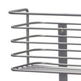 thumbnail image 4 of Household Essentials 2 Tier Door Mount Cabinet Organizer, Steel Wire Baskets with Nickel Powder Finish, Great for Short and Tall Items, Mounts to Solid Surface with Included Hardware, 4 of 6
