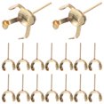 thumbnail image 2 of 20 piezas de pendientes con forma de garra, accesorios para hacer pendientes de bricolaje, pendientes con piedras, 2 of 5