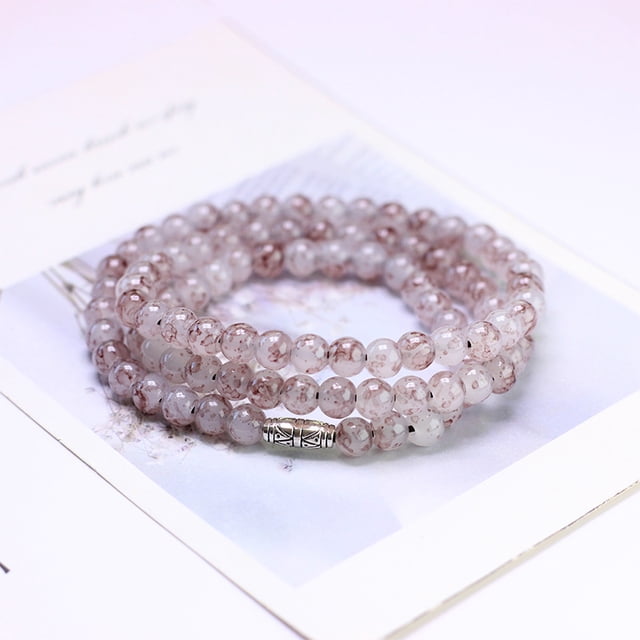 Accesorios envueltos doble estilo étnico pulsera de cerámica pulsera de cuentas mujer alto sentido