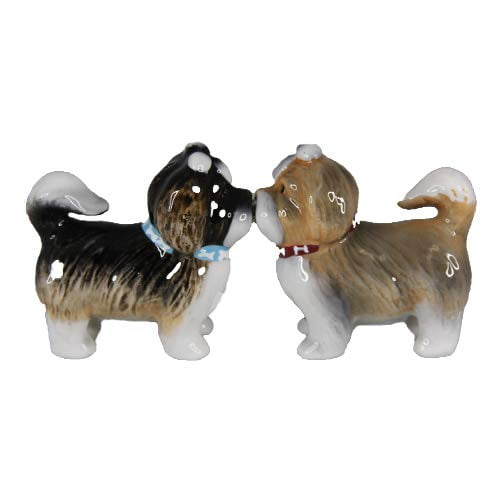 Pacific Trading Sweet Shih Tzus Salt & Pepper Shaker Set S/P