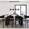 thumbnail image 4 of Bazz P17224BK Vesta Led Quadruple Pendant Light, Dimmable, Adjustable, Easy Installation, 59-in, Black, 4 of 5