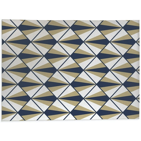 

Spotlight Navy & Gold Kitchen Mat by Kavka Designs