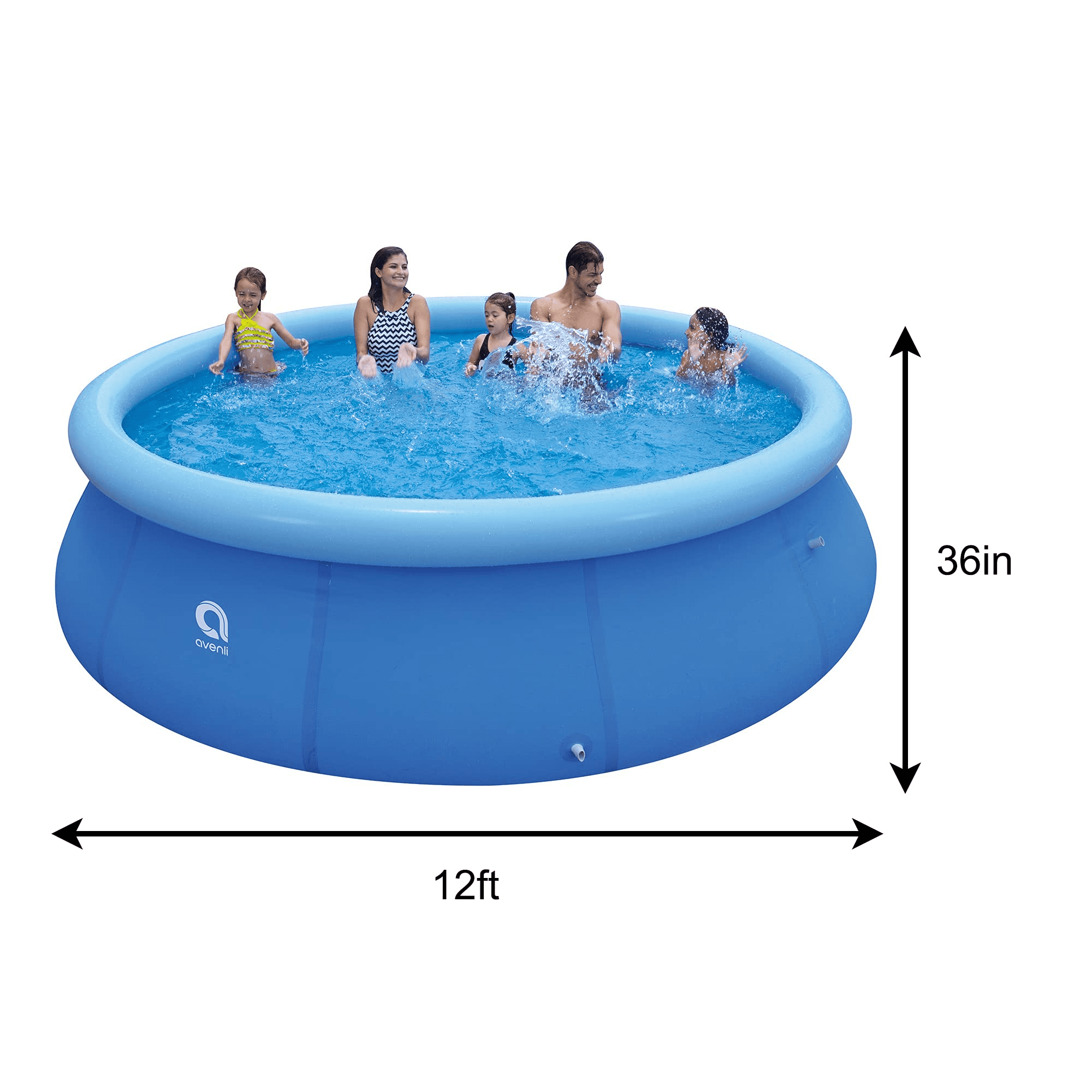 inflatable top ring pool