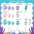 thumbnail image 4 of Mermaid Balloon Garland Arch Kit 145PCS Purple Pink Blue Balloons With Tails For Under The Sea Ocean Theme Birthday Party Gender Reveal Baby Shower Decorations, 4 of 6