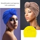thumbnail image 5 of Qarigey Turbante Nudo Interior Hijab Frente Color sólido Estilo simple Estiramiento Plisado Pañuelo para la cabeza Sombrero universal Gorro Boda Sombreros Amarillo Qarigey AP011272-02B, 5 of 6
