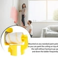 thumbnail image 2 of CNKOO 12/9 inch Paint Edger Roller Brush Hand-held Clean-Cut Paint Roller Brush Portable Paint Edger Tool with Roller and Brush for Home Room Wall Ceiling Window Painting, 2 of 7