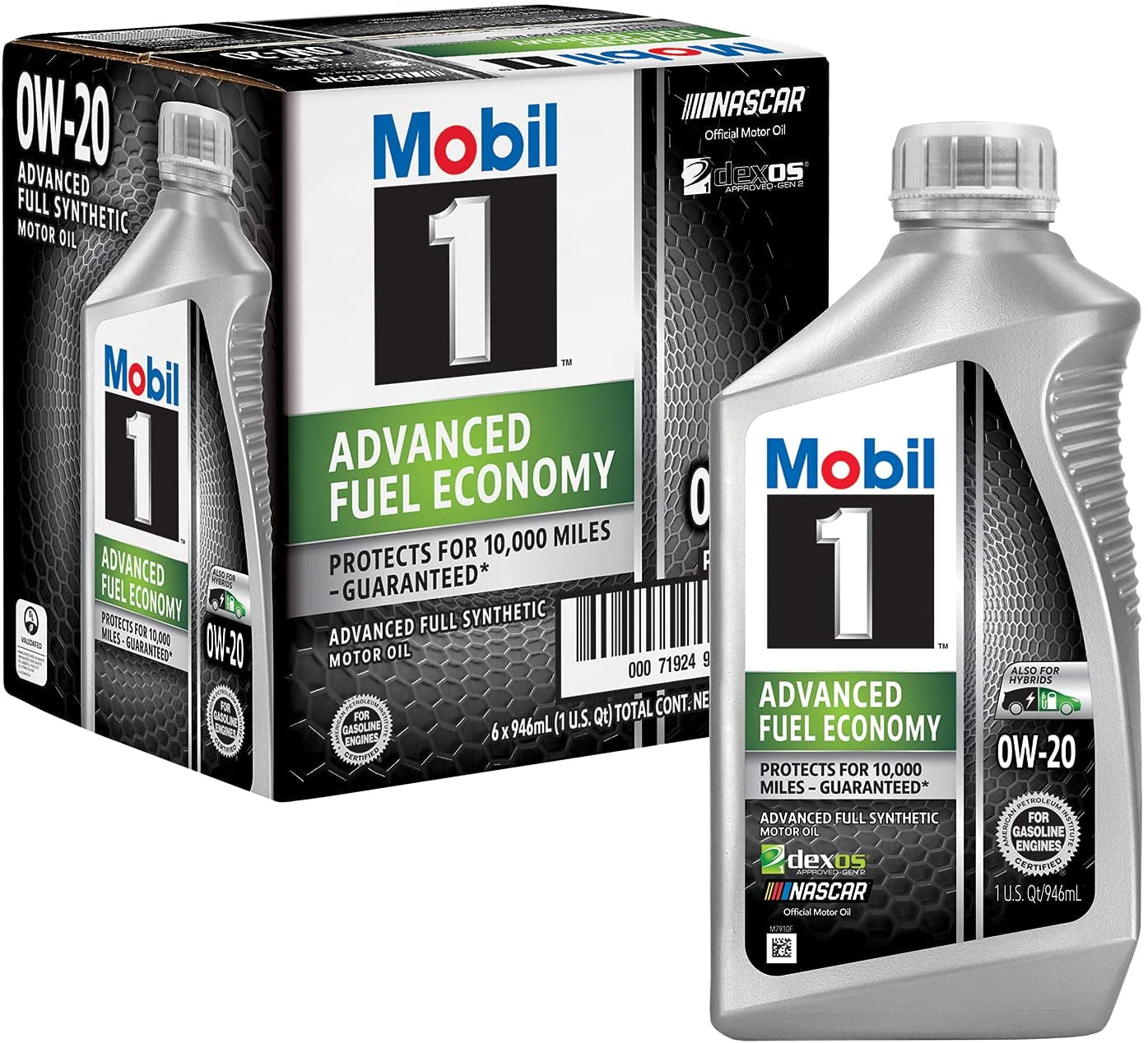 Mobil-1 0W40 1qt(946ml)ボトル×6本セット 【公式通販】