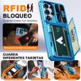 thumbnail image 3 of Vizvera Funda Cartera Galaxy S26 Ultra,RFID,Cubierta Cámara, Protección Completa Antigolpes-Azul, 3 of 4