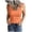 Orange, variant on Gyujnb Women U‑Neck Ribbed Sleeveless Tank Top, Slim Fit Basic Casual Layering Cami Vest,White