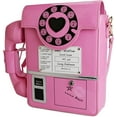 thumbnail image 2 of YOUI-GIFTS Retro dial telephone Crossbody Shoulder Bag,Pu Movable microphone Purse for Women, 2 of 5