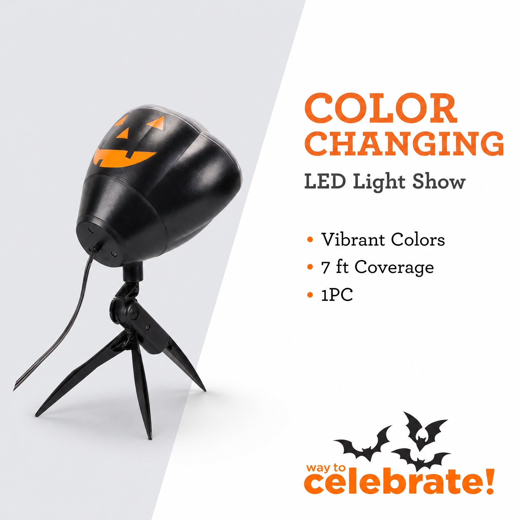 Halloween Light Show Illuminations Color Changing Light Waves Projector Light with Easy Installation