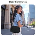 thumbnail image 6 of BAGSMART Crossbody Bags for Women Travel Purse, Medium Quilted Puffy cross body bag, Handbags Shoulder Purses, Coffee, 6 of 10
