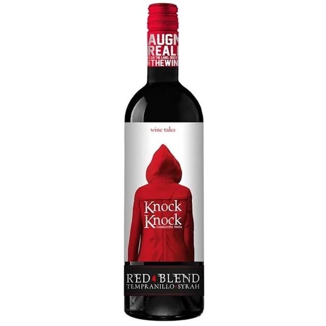 Vino Tinto Knock Knock Caperucita Temp Syrah 750 ml