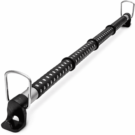 Car Clothes Hanging Rod, Adjustable Vehicle Garment Bar, Telescopic Backseat Hanger Pole with PVC Anti-Slip Grip for SUV Truck Van Interior Storage