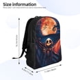 thumbnail image 4 of Goofa The Nightmare Before Christmas Pattern Large Capacity Backpack – Padded Laptop Compartment, Ergonomic Design for School, Work, Travel, and Outdoor Activities, 4 of 8