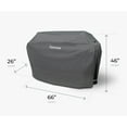 thumbnail image 3 of Kenmore Grill Cover, 66-Inch for 6-Burner Gas Grill, Gray, 3 of 9