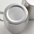 thumbnail image 2 of Matsuzay Taza de doble pared de 400ml, cerveza, té de la leche, café, aislado, caliente, frío, botella grande para el vientre, utensilios de Juegos de servir café y té, 2 of 6