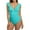 AQUA, variant on One Piece Swimsuit for Womens Ruched Tummy Control High Cut Backless V Neck Bathing Suits Monokini Swimwear