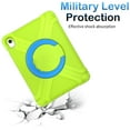 thumbnail image 3 of Elehold Multi-Functional Kids Case for iPad 10th Gen 10.9 inch 2022 with Ring Stand Shockproof Full-Body Rugged Protective Hybrid Case Cover for iPad 10th Generation,Green + Blue, 3 of 7