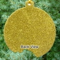 thumbnail image 2 of Expressly Yours! 2022 Picture Frame Christmas Ornament with Magnetic Glitter and Non-Glare Photo Protector, Round Gold, 3-Pack, 2 of 6