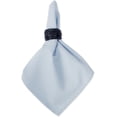 thumbnail image 4 of DII Solid Pastel Napkin Set Cotton, Machine Washable, 20x20 Inch, Light Blue, 6 Count, 4 of 8