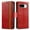 Red, variant on Feishell Business Wallet Case for Google Pixel 8 6.2 inch,Premium PU Leather Full Protection Magnetic Buckle Flip Kickstand Shockproof Phone Case with ID Credit Card Slots,Black