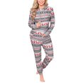 thumbnail image 1 of Conjuntos estampados de Navidad para mujer a la moda, ropa de salón, traje, Sudadera con capucha, conjunto para el hogar, Tops y pantalones Pompotops  gfhjh13124, 1 of 9