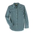 thumbnail image 1 of Aeropostale - Camisa con botones a cuadros para mujer, azul, extragrande Aeropostale  Camisa con botones, 1 of 1