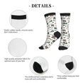 thumbnail image 6 of Crew Socks for Women Men, Camping Caravan 2  Moisture Running Athletic Football Striped Socks Cushion Tube Socks, 6 of 7