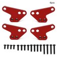 thumbnail image 3 of Langgg Front Rear Shock Absorber Lightweight RC Car Upgrade Part Lower Mounting Code Portable Crawler Damper DIY Accessories Parts Silver/1 Pair Red/4 pcs, 3 of 6