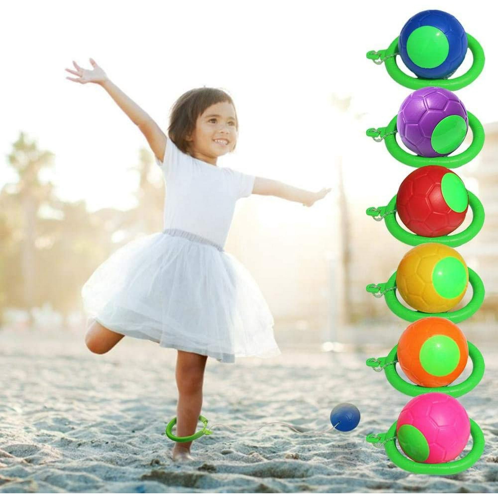 Chainplus Jeu de Saut de Cheville Amusant pour Enfants, Cerceau d