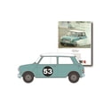 thumbnail image 2 of 1967 Morris Mini Cooper S #53, Baby Blue - Greenlight 39080B/48 - 1/64 scale Diecast Model Toy Car, 2 of 3